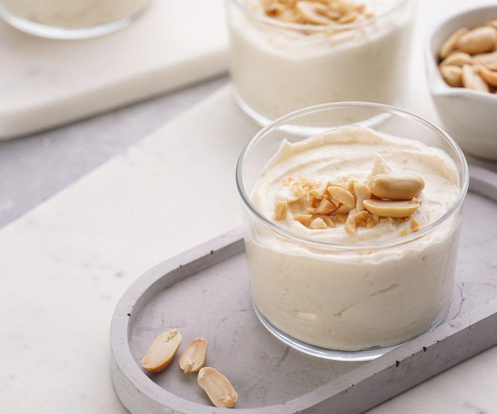 Mus z masła orzechowego. Obłędny deser bez pieczenia