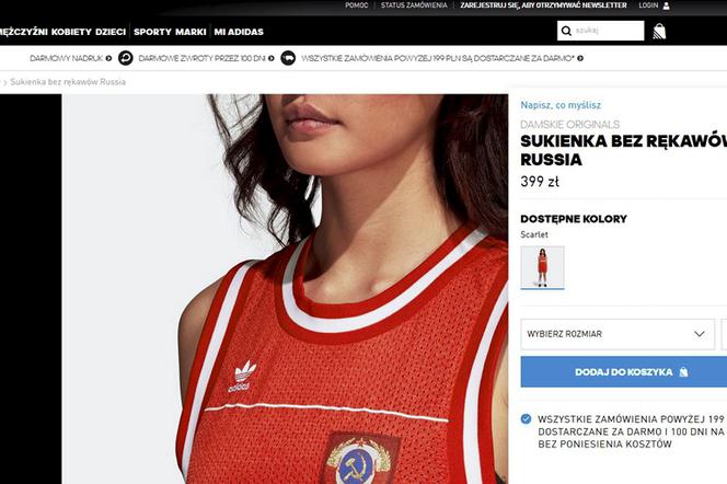 Adidas koszulki oferta USSR sierp młot