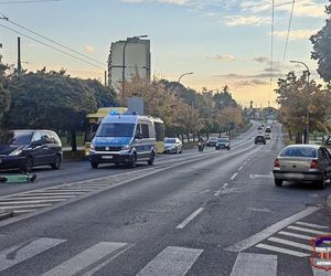 Tychy: 14-latka spowodowała wypadek drogowy jadąc na hulajnodze. Wpadła pod samochód