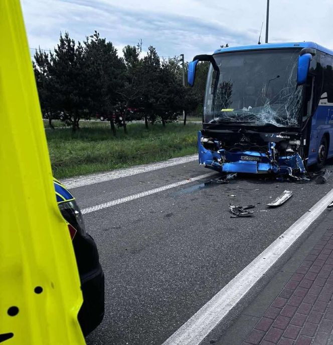 Wypadek na DK50 w Stojadłach