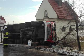 Wypadek wozu strażackiego