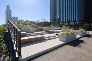 Amfiteatr przy biurowcach .KTW w Katowicach