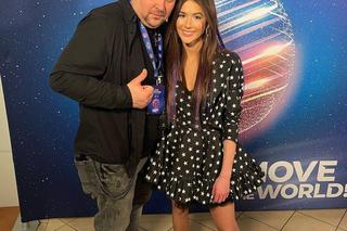 Roxie Węgiel z tatą w 2020 r.