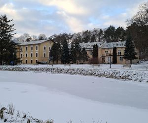 Nałęczów - Park Zdrojowy zimą