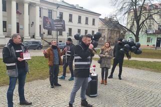 Protest branży weselnej w Radomiu