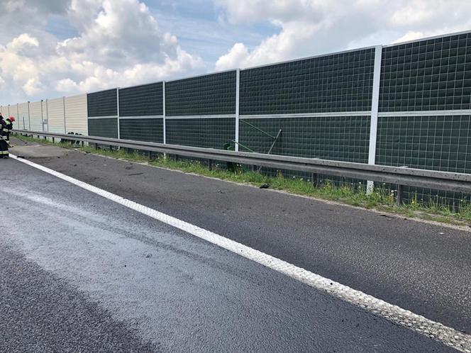 Wypadek na A4. Kierowcy jechali pod prąd "korytarzem życia"!