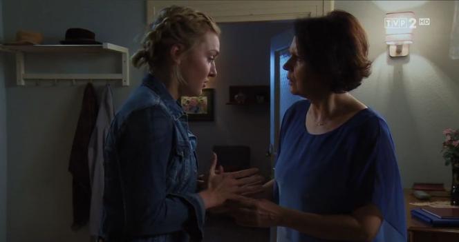 M jak miłość odc. 1410. Marysia (Małgorzata Pieńkowska), Ula (Iga Krefft)