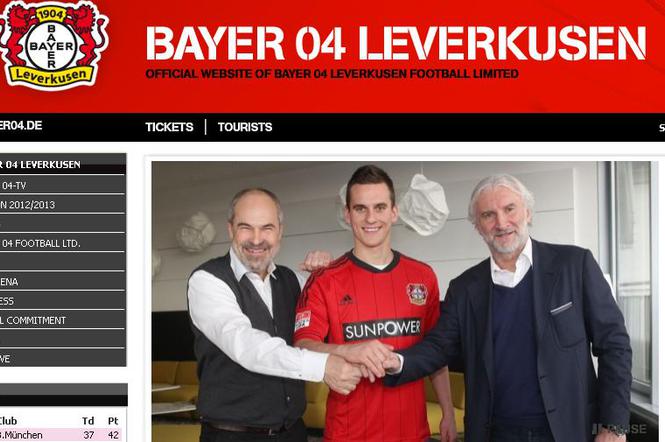 Arkadiusz Milik oficjalnie w Bayerze Leverkusen
