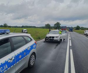 Groźny wypadek w Miłocicach: Toyota zderzyła się z BMW. Są ranni, w tym małe dziecko!