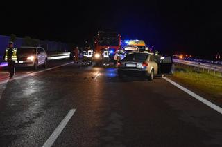 Tragiczny wypadek na autostradzie A4. 86-latek jechał pod prąd. 42-latek nie żyje