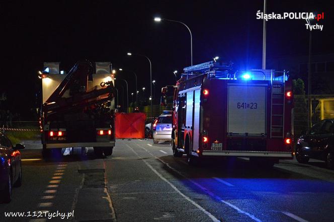 Śmiertelny wypadek w Tychach, nie żyje motocyklista