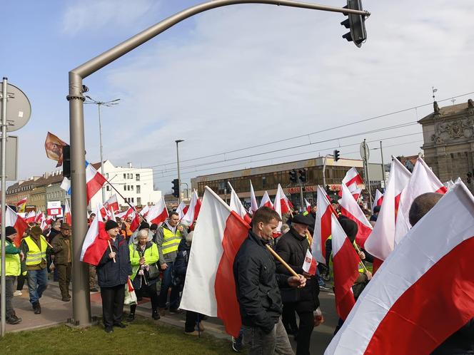 Protest rolników w Pomorskiem. Blokady na drogach krajowych i w centrum Gdańsk