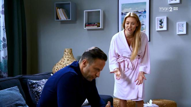 Barwy szczęścia, odc. 2106. Sebastian (Kacper Krupski), Dominika (Karolina Chapko)
