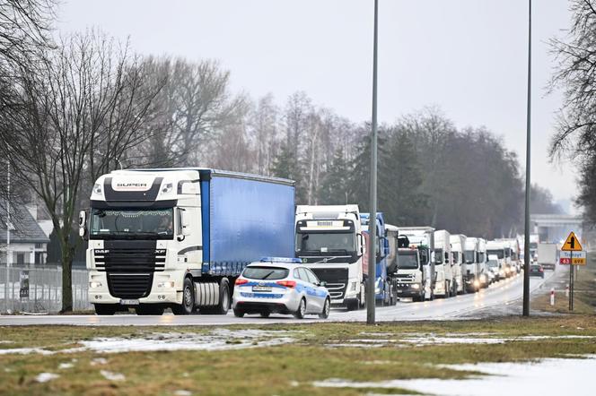 Protest rolników w Zbuczynie