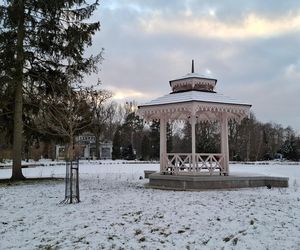 Nałęczów - Park Zdrojowy zimą