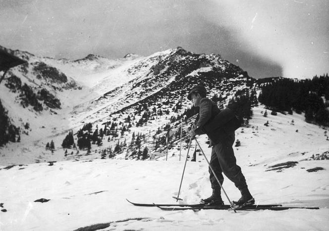 Listonosz na nartach w Tatrach, 1939