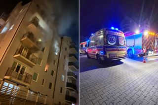 Tragiczny pożar bloku. Nie żyje kobieta, konieczna była ewakuacja mieszkańców