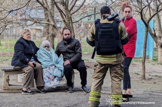 Rosyjski atak rakietowy na Krzywy Róg