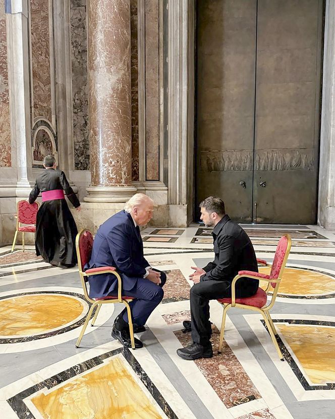 Spotkanie Donalda Trumpa i Wołodymyra Zełenskiego w Watykanie