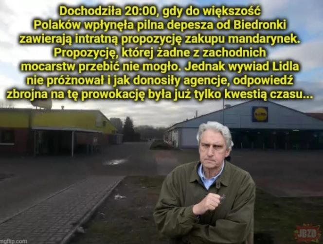 Walka cenowa Biedronki z Lidlem na memach. Internauci bezlitośni. "A wy z jakiego gangu jesteście?"