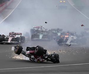 Potworny wypadek podczas wyścigu o GP Wielkiej Brytanii F1