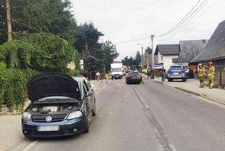 Poronin. 31-latka zjechała na przeciwny pas ruchu i zderzyła się z volkswagenem. Zaskakujący wynik badania trzeźwości