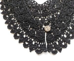 Kołnierzyki na szydełku, piękne wzory