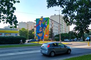 Mural Zenka Martyniuka w Białymstoku