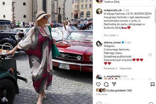 Tak Małgorzata Ostrowska-Królikowska uczciła pamięć Pawła.