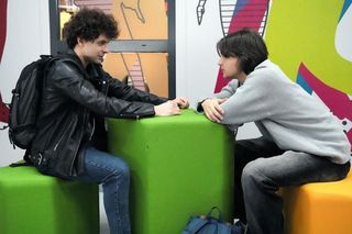 Barwy szczęścia, odcinek 3213. Witek (Witold Sosulski), Romeo (Jacek Tyszkiewicz)