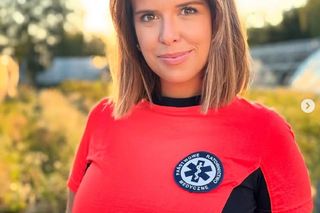 Na sygnale na planie. Martyna (Monika Mazur)