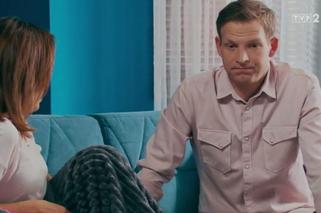 Barwy szczęścia odc.1927. Kasia (Katarzyna Glinka), Łukasz (Michał Rolnicki)