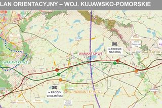 Nowa droga ekspresowa z Mazur do autostrady A1. Wybrano ostateczny wariant połączenia