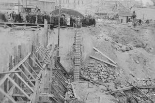 Budowa Trasy W-Z w Warszawie - 1948 r.