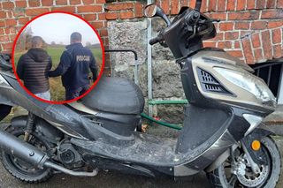 Zwinął motorower spod sklepu i pojechał do dziewczyny. Randka będzie go słono kosztować