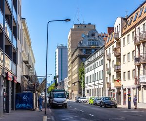 Ulica Okrzei w Warszawie przed przebudową