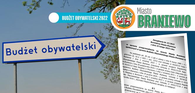  Miasto czeka na propozycje do Budżetu Obywatelskiego Braniewa na rok 2022