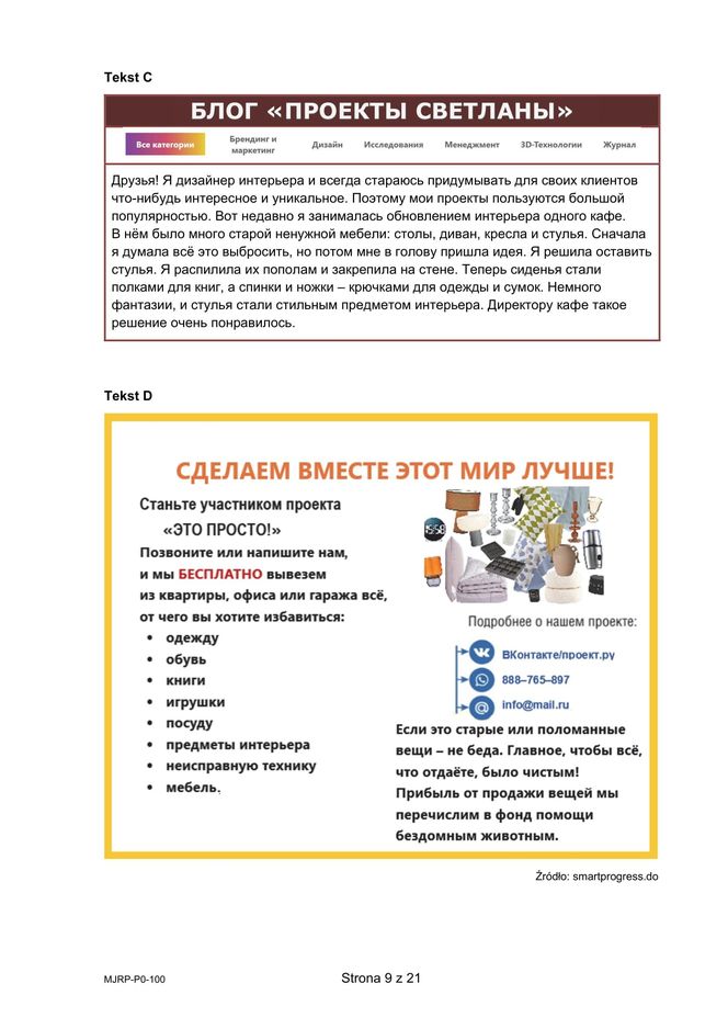 Matura 2025 rosyjski: ODPOWIEDZI do wszystkich zadań, gotowe rozwiązania matury z rosyjskiego - Formuła 2023 [7.05.2025]	