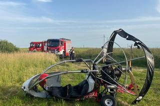 Wypadek motoparalotni w powiecie zamojskim. Prokuratura wszczęła śledztwo