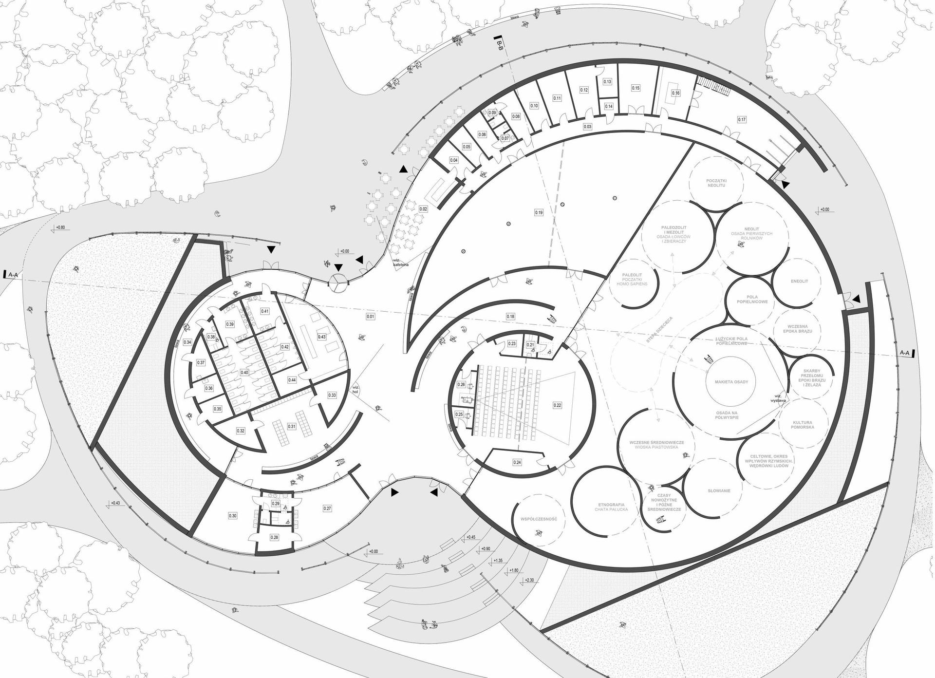 Pawilon ekspozycyjny w Biskupinie