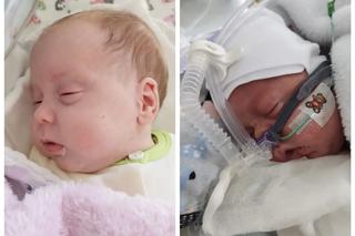 Dwie siostry z pięcioraczków już w domu.