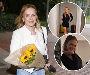 Aneta Zając znika w oczach! Odsłoniła zgrabne nogi w obcisłej małej czarnej!