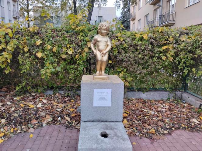 Mieszkańcy ustawili na swojej ulicy rzeźbę sikającego chłopca. To młodszy brat słynnego Manneken Pis