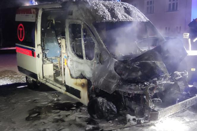 Podpalenie karetki dla Ukrainy. Policja ujęła 35-latka