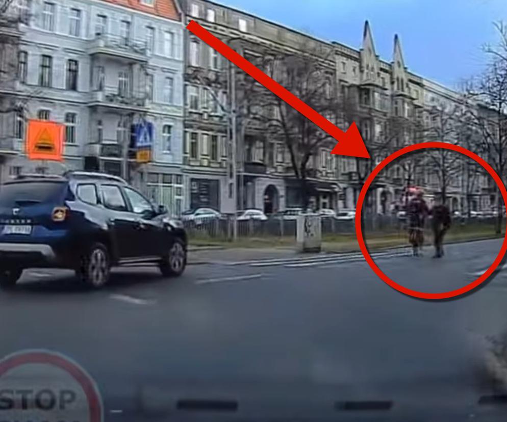 Rowerzysta potrącił pieszego w centrum Szczecina