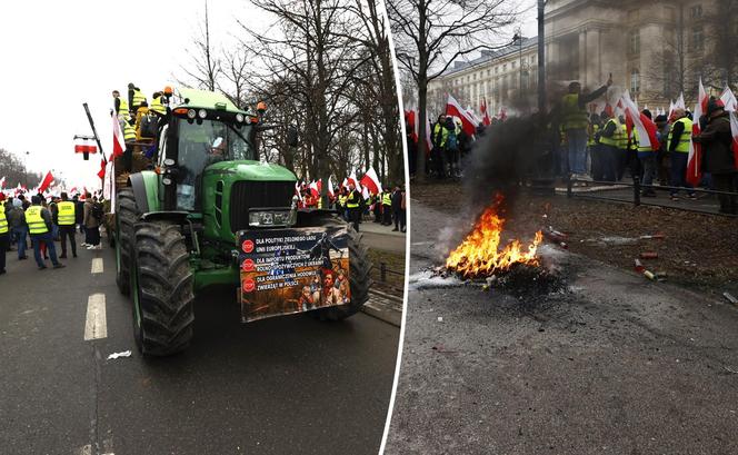  Protest rolników w Warszawie 6.03.2024