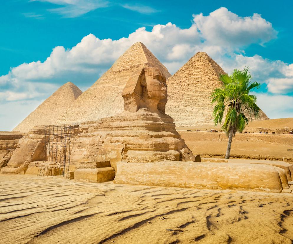Piramidy w Egipcie i Sfinks