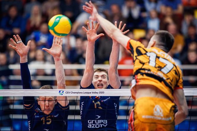 Siatkówka, Liga Mistrzów, Zaksa Kędzierzyn, Kuzbass Kemerowo, Kamil Semeniuk, David Smith