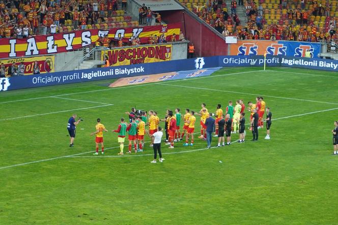 Jagiellonia-Poniewież. Liga Mistrzów i Eska Summer City na Stadionie Miejskim w Białymstoku