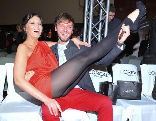 Ilona Felicjańska na pokazie u Macieja Zienia 